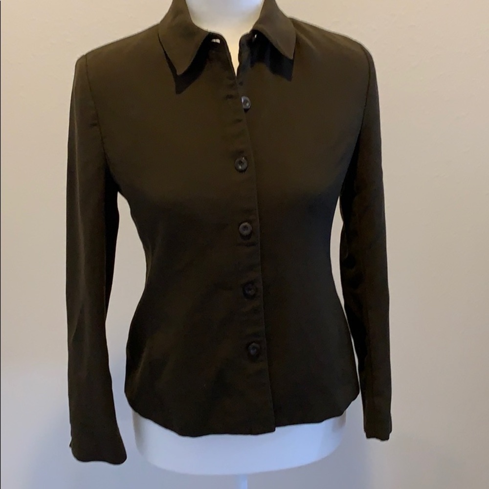 Rena Rowan 100% Wool Brown Blazer 6 petite.​​​​​​​​​​​​​​​​​​​